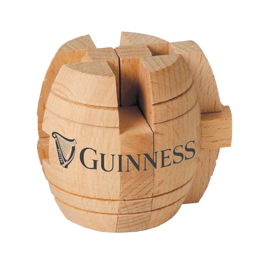 Guinness UK's Guinness Wooden Barrel Puzzle Game is a challenging and fun activity that combines the iconic Guinness brand with the intricate design of a wooden barrel puzzle.