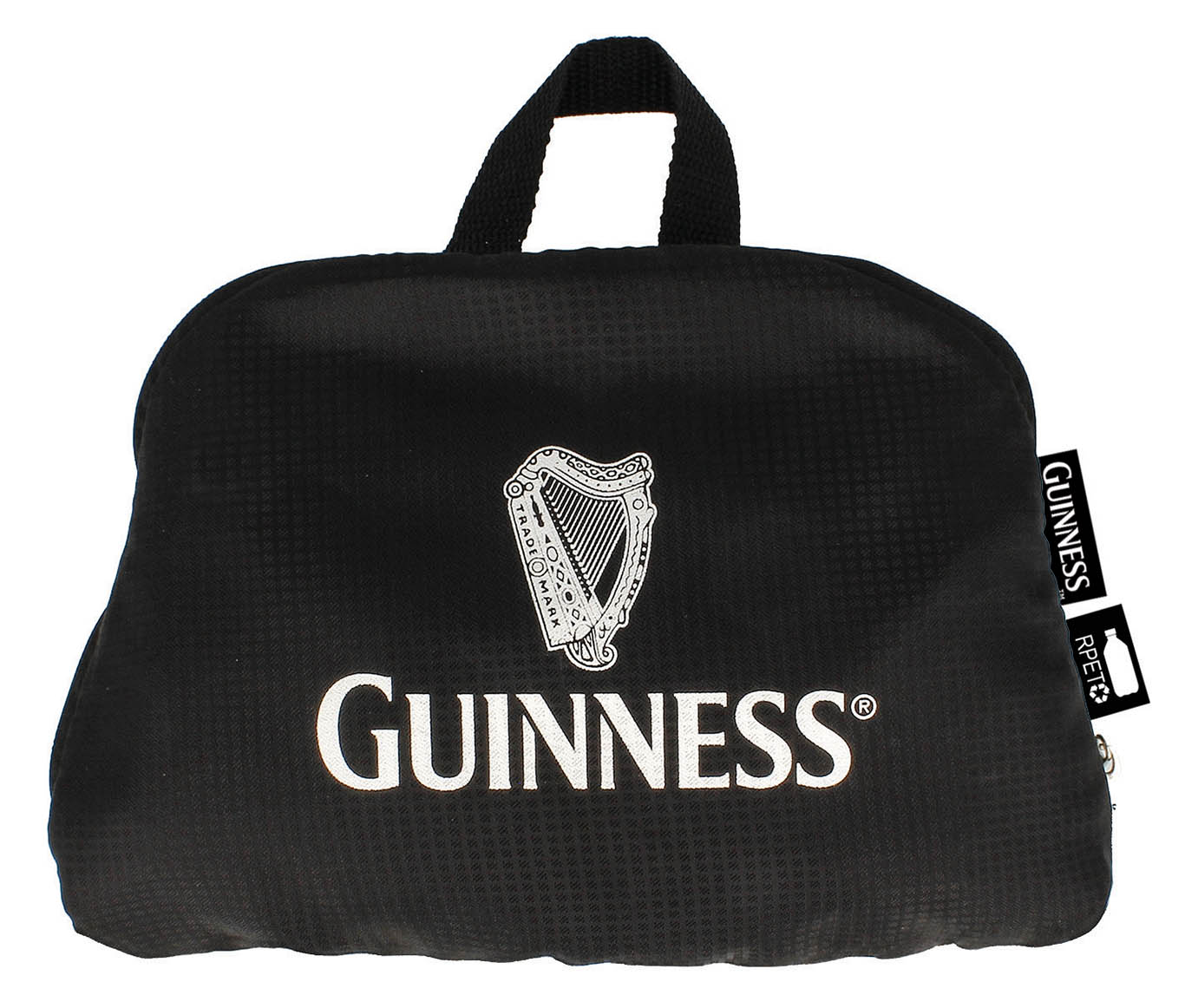 Guinness Fold Up Backpack - black.