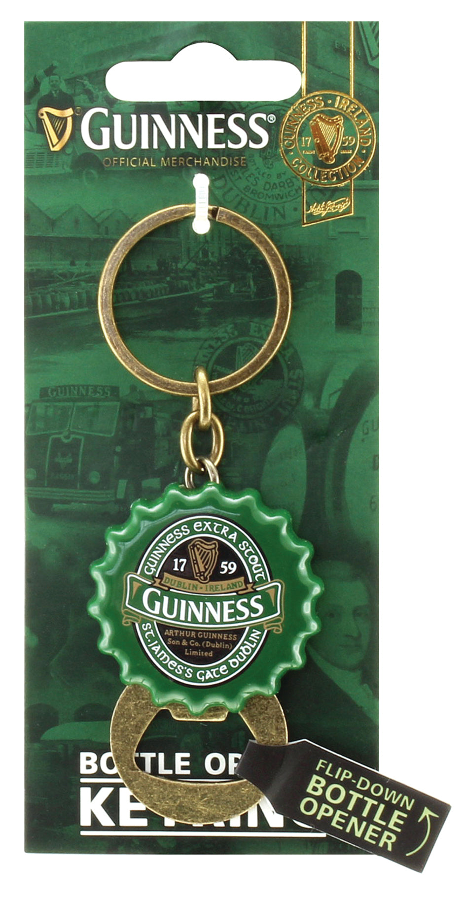 Guinness Flipdown Keyring – Guinness Webstore UK