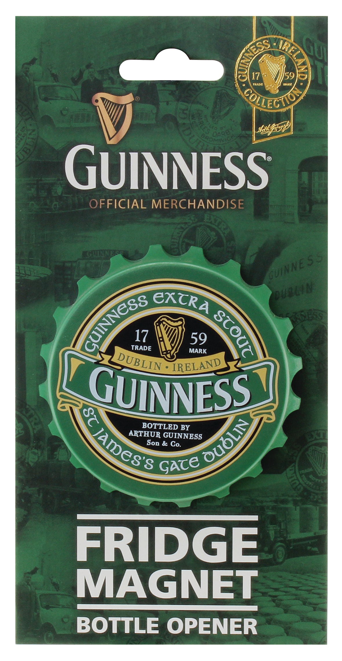 Guinness UK - Screwcap Opener fridge magnet.