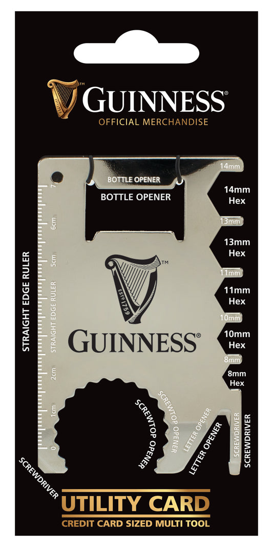 Guinness UK Guinness Utility Card Multi Tool.