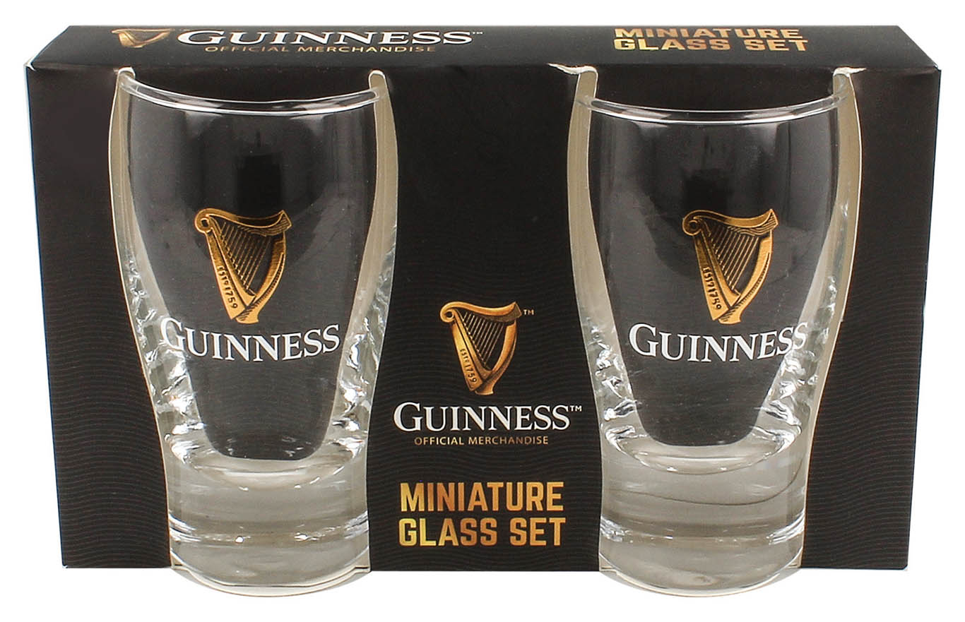 Guinness UK Miniature Glass Set.