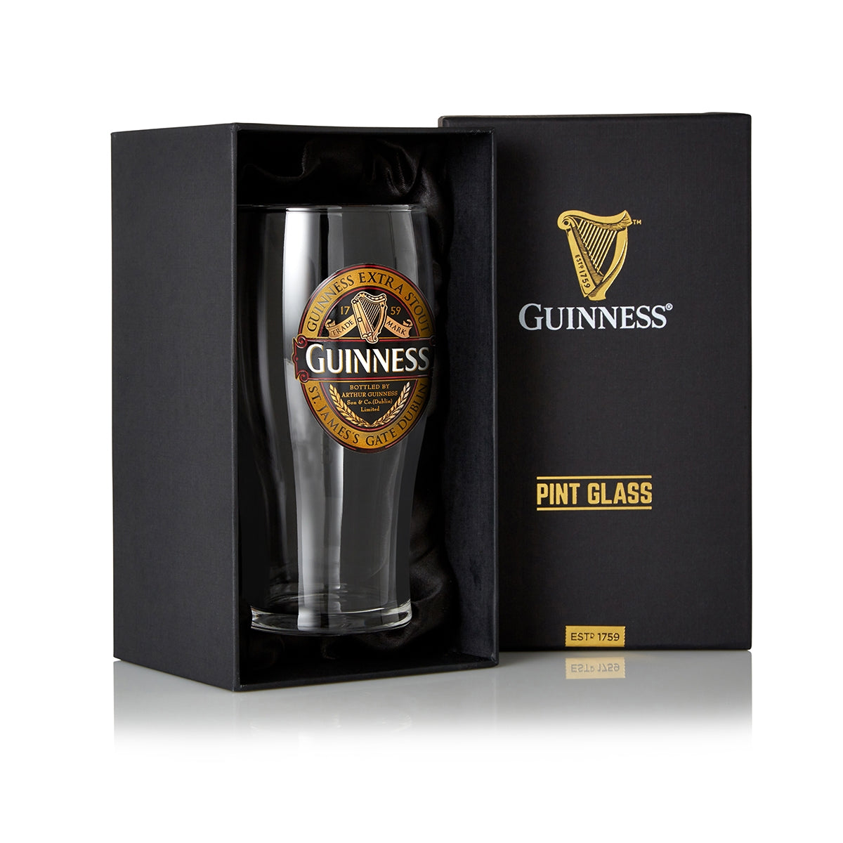 Guinness UK Guinness Classic Collection Pint Glass in a box.