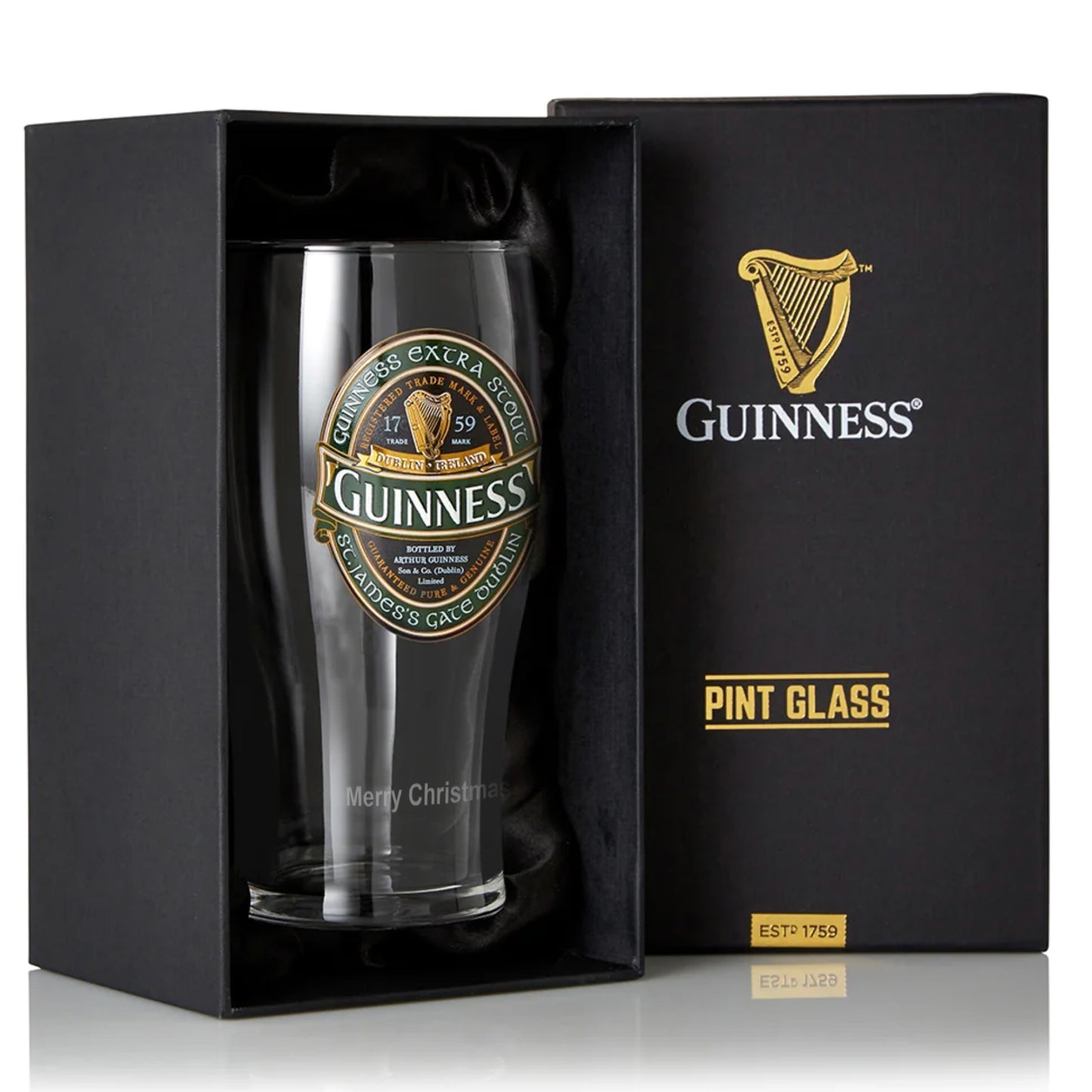 Guinness Ireland Collection Guinness pint glass in a box.