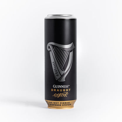 A can of Guinness UK's Guinness MicroDraught Stout Beer Cans – 24 x 558 ml on a white background.