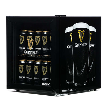 Guinness Guinness Fridge with six cans of iconic stout.