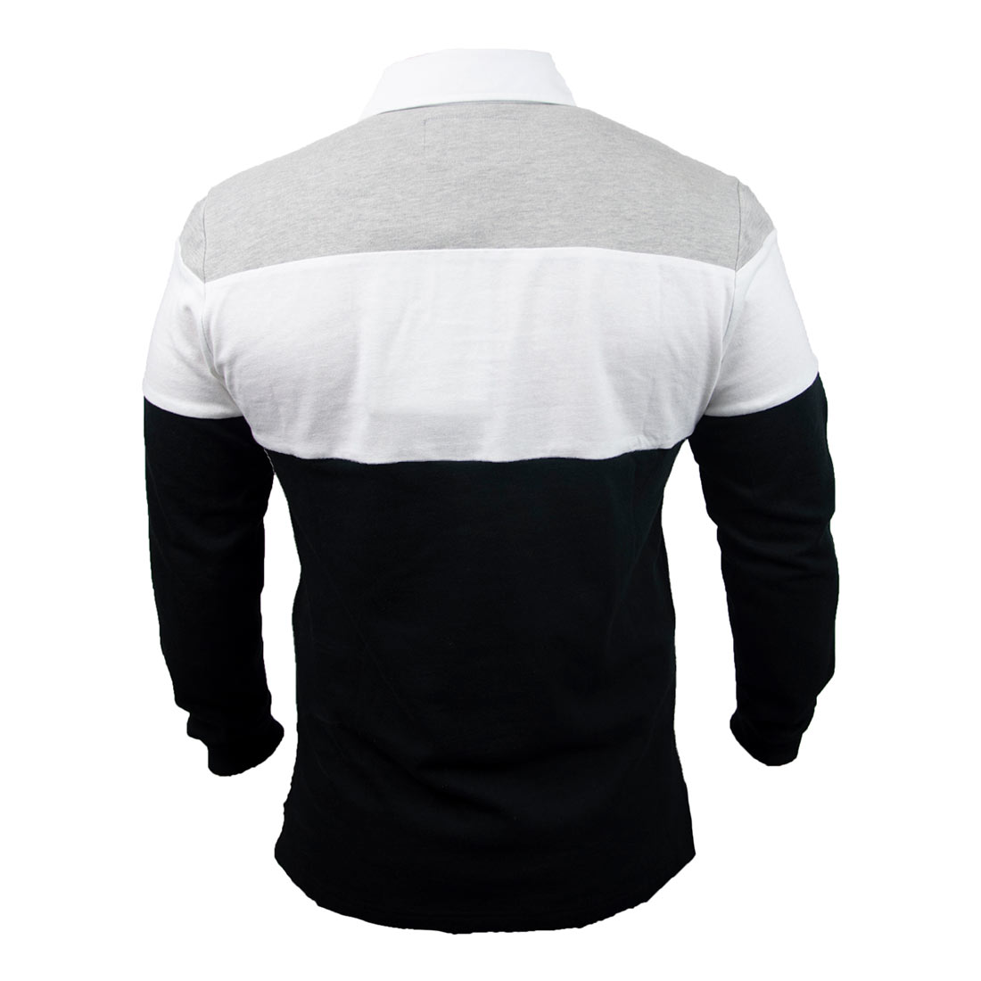 The back view of a Guinness UK Guinness Toucan Rugby Jersey.