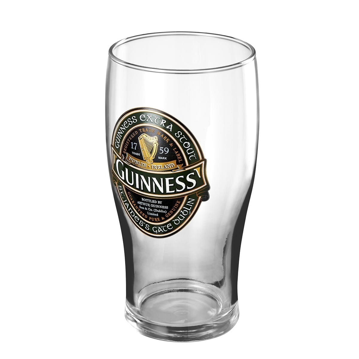 This Guinness Ireland Collection Pint Glass - 2 Pack, straight from Ireland, is the perfect addition to any collection of pint glasses.