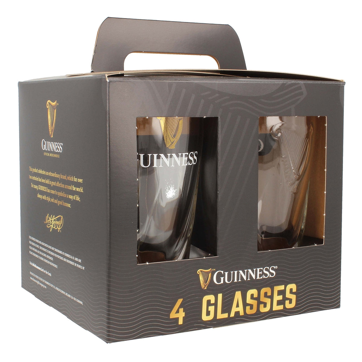 Guinness Pint Glass - 4 Pack