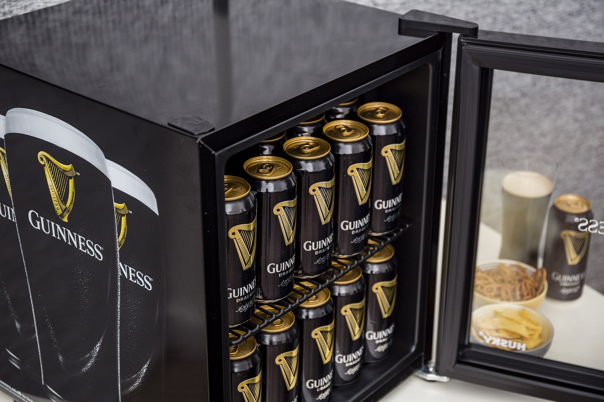 Guinness Fridge for your iconic stout brews chilled.