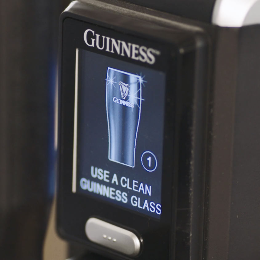 Enjoy a perfect pint of Guinness at your home bar with the Guinness MicroDraught system, using a clean Guinness glass from Guinness UK.