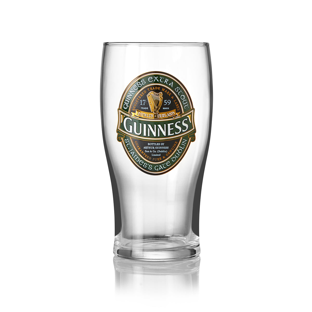 Guinness UK Ireland Collection Pint Glass - 4 Pack.