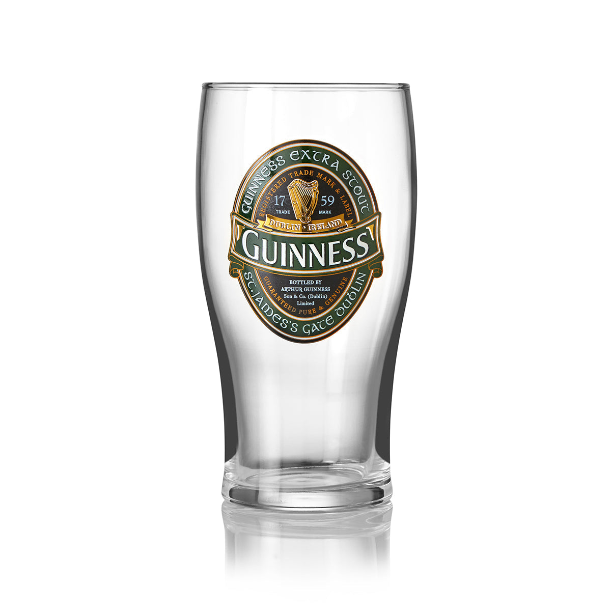 Guinness UK: Guinness Ireland Collection Pint Glass - 12 Pack.