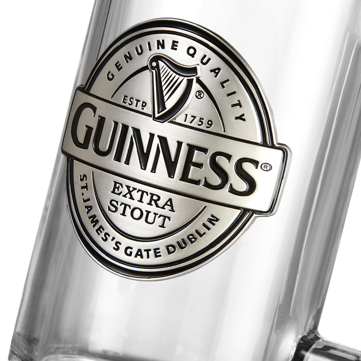 Guinness Pewter Logo Tankard featuring the iconic logo.