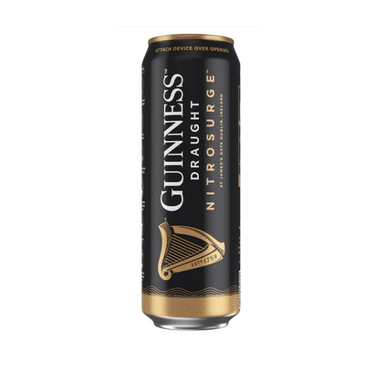 Guinness Nitrosurge Stout Beer Cans- 24 X 558ml by Guinness UK on a white background.