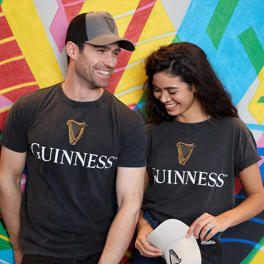 Distressed Guinness t-shirts, featuring the iconic Guinness trademark have been replaced with the "Guinness Distressed Trademark Label T-Shirt" brought to you by the brand, Guinness.