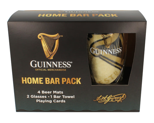 Pint-sized Guinness UK Home Bar Pack.