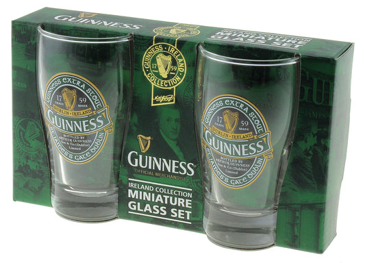 Guinness Ireland - Mini Pint Glass 2Pk Collection.