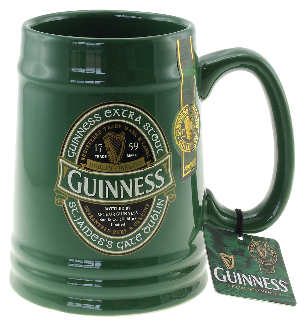 Guinness Ireland - Green Filled Tankard