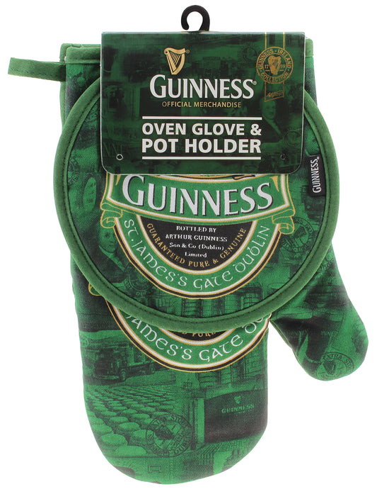 Guinness Ireland - Oven Glove & Pot Holder set.