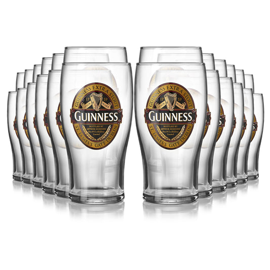 Guinness Classic Collection Pint Glass - 24 Pack