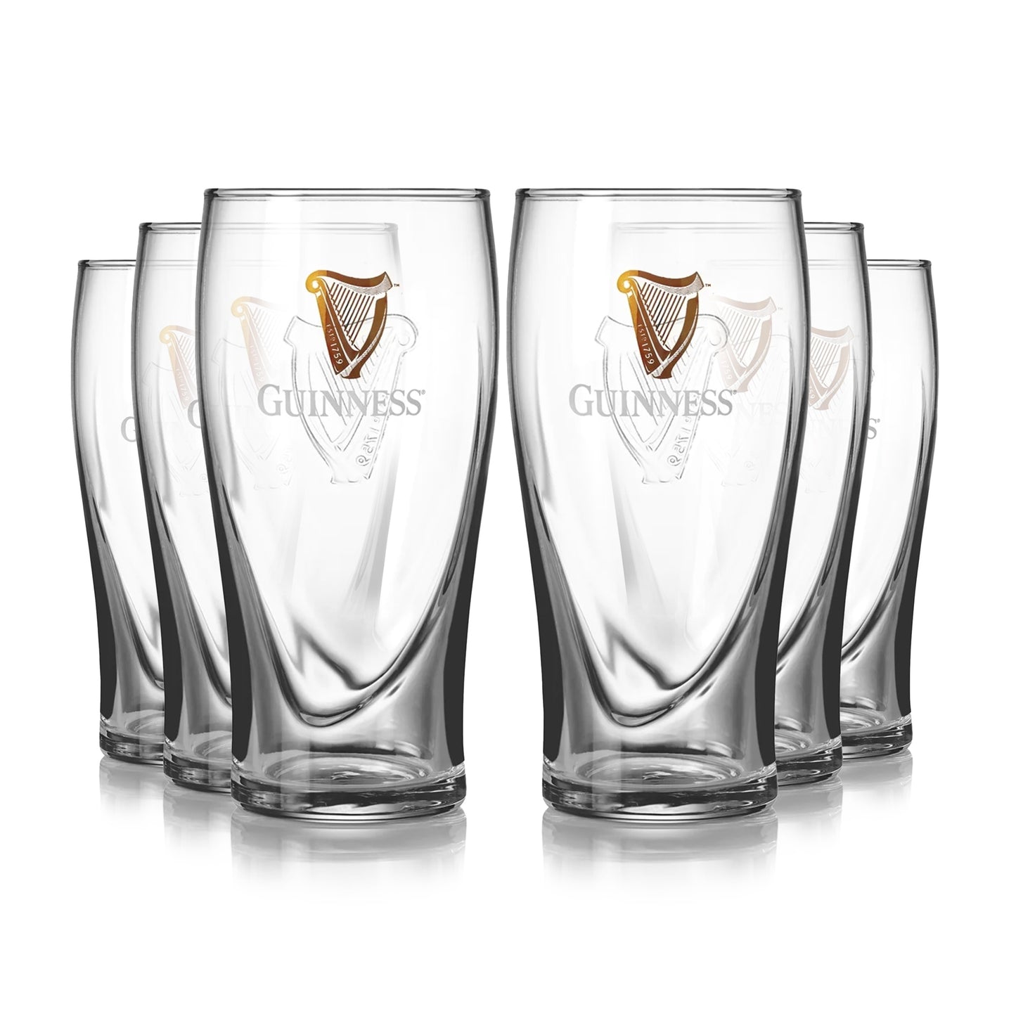 Guinness Pint Glass - 6 Pack