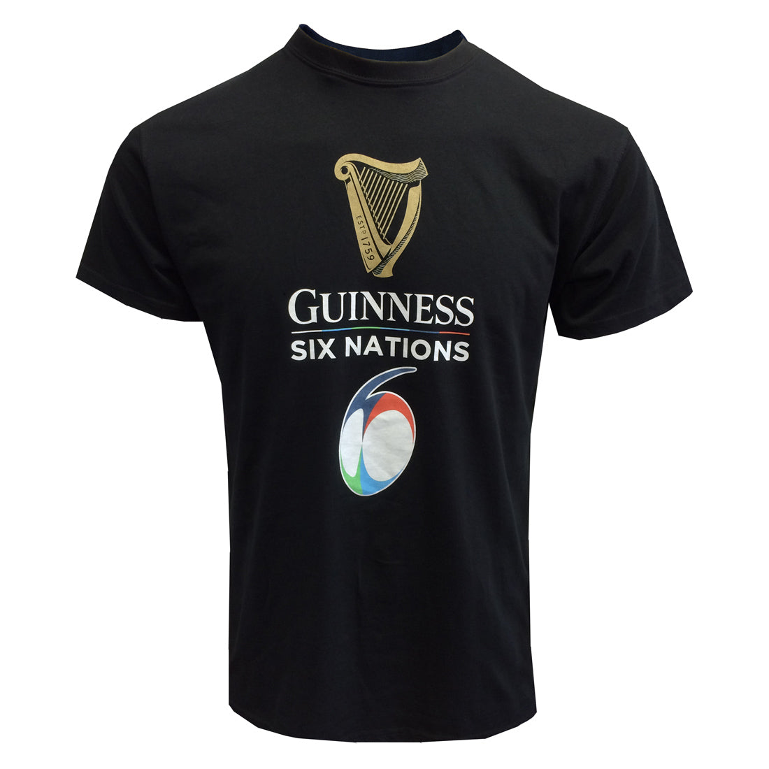 Guinness Six Nations Black T Shirt