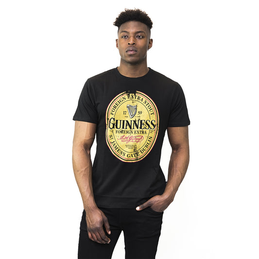 A man wearing a Guinness® Distressed T-Shirt.