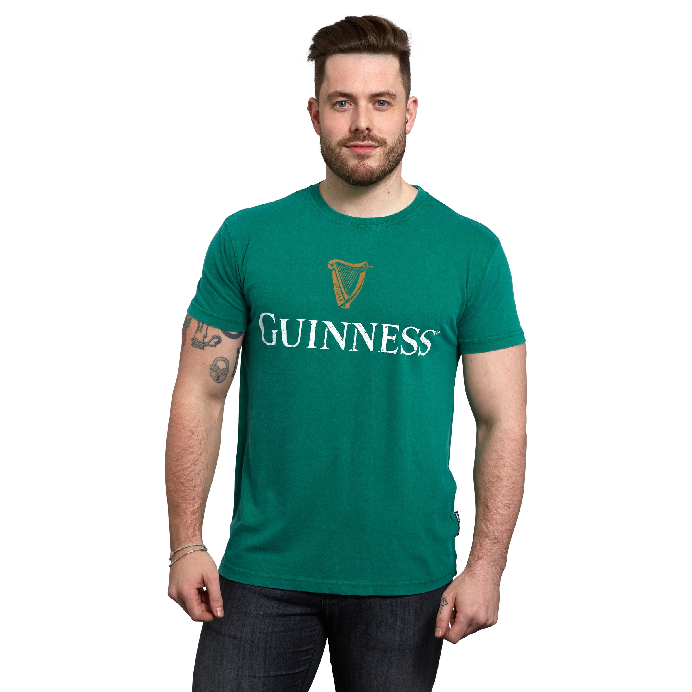 Guinness t 2025 shirt green