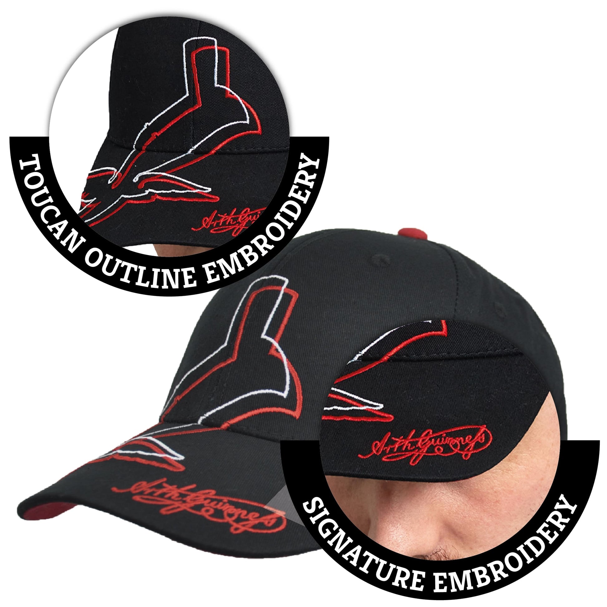 Red Toucan Baseball Cap