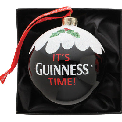 Get festive with this Guinness Pint Bauble Christmas tree decoration.