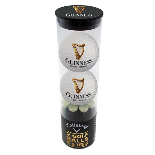 This listing offers a Guinness Golf Balls and Tee Set by Guinness UK.