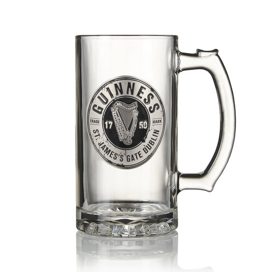 Guinness Pewter Logo Tankard with Guinness Logo
